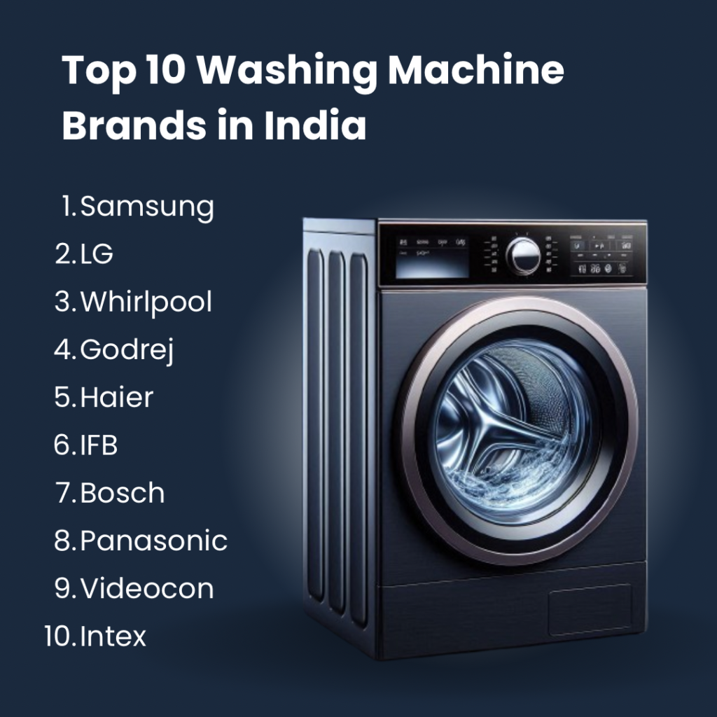 Top 10 Washing Machine Brands in India